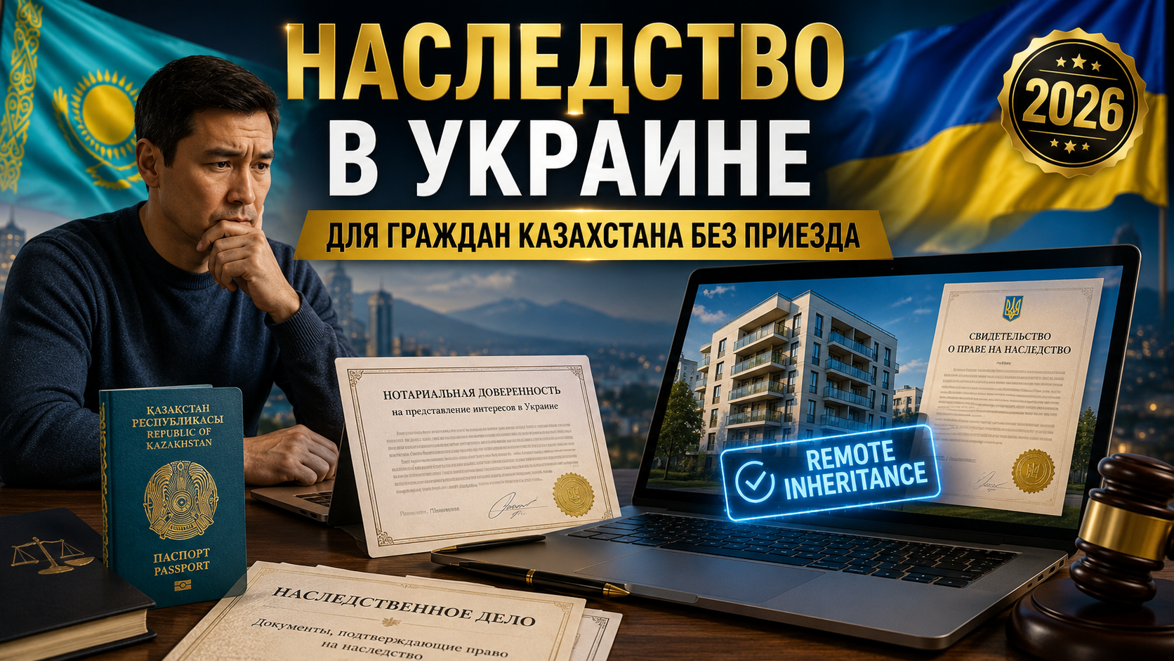 наследство в Украине для граждан Казахстана
