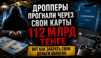 Как вернуть деньги, которые были переведены мошенникам на карты дропперов в Казахстане